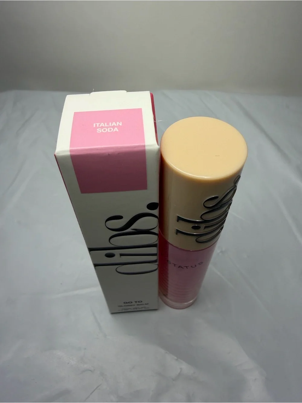 Dibs Go To Glossy Balm Lip Gloss - Italian Soda color